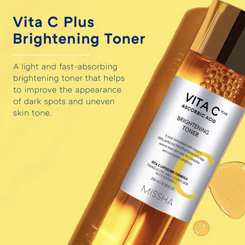 T&oacute;nico Facial Missha Vita C Plus 25% De Vitamin... image number null