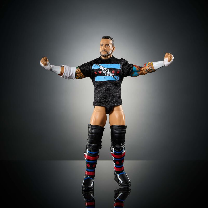 Figura De Acci&oacute;n Mattel Wwe Elite Cm Punk Serie... image number null