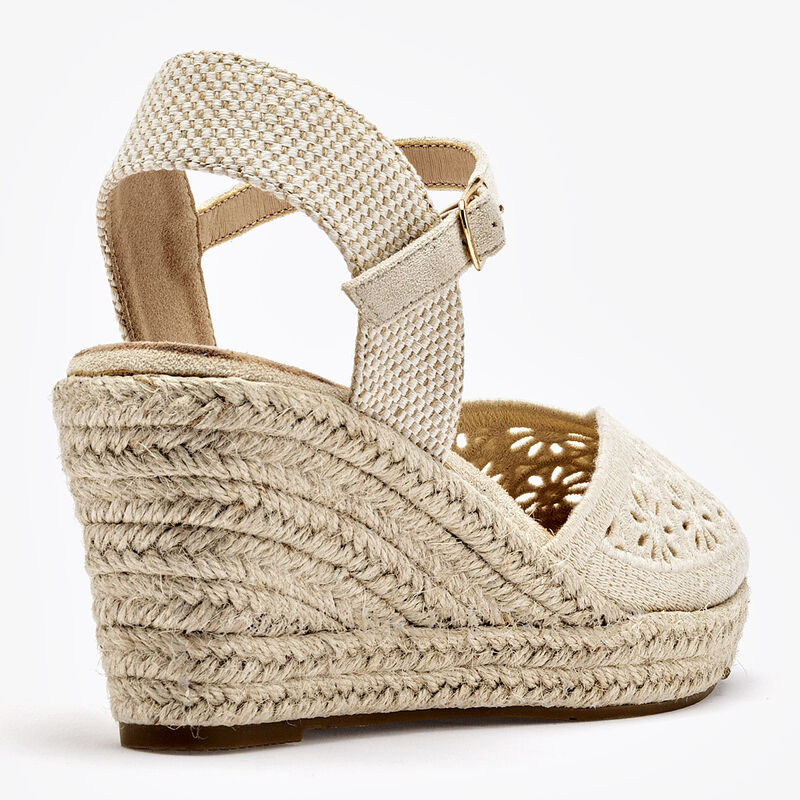 Been Class alpargata plataforma para mujer latt... image number null