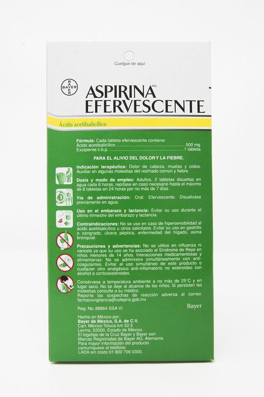 Aspirina Tabletas, Advanced, 60 image number null