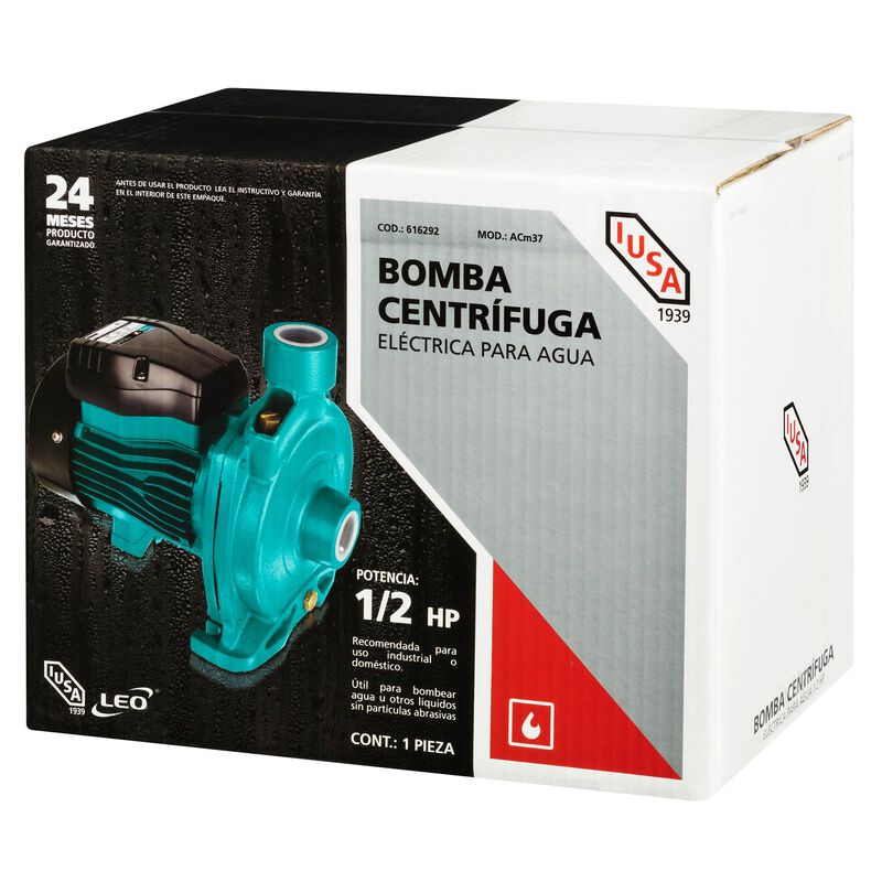 Bomba El&eacute;ctrica Centr&iacute;fuga &frac12; Hp image number null