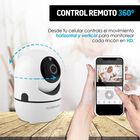 Redlemon Cámara de Seguridad Wifi Hd Con Visión Nocturna Seguimiento Y detección de Movimiento 360°