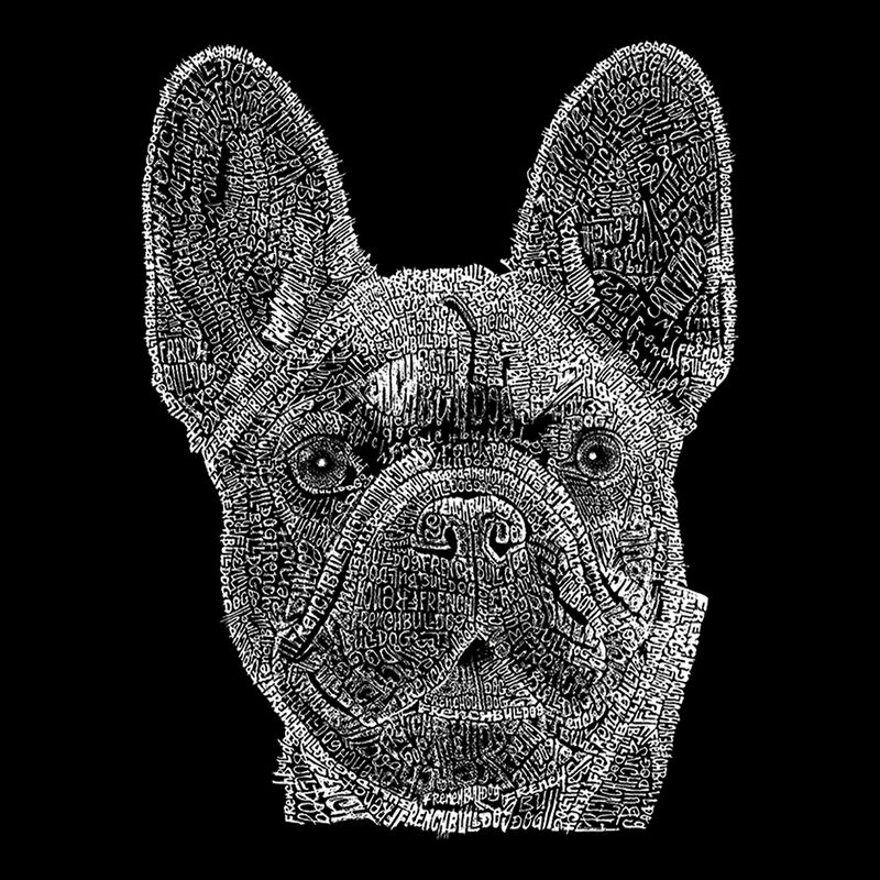 Camiseta Word Art para ni&ntilde;o - Bulldog Franc&eacute;s -... image number null