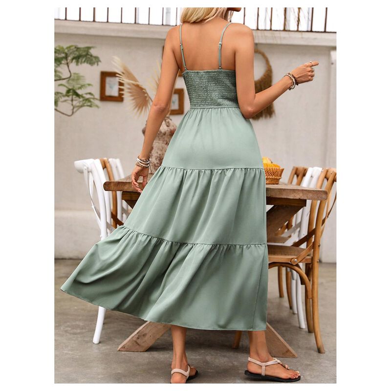 Vestido Maxi Boho Beaudrm para Vacaciones image number null