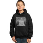 Sudadera Con Capucha Word Art Para Ni&ntilde;o - Buda Zen - Negro