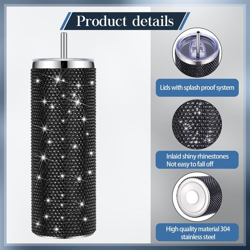 Vaso T&eacute;rmico Tessco For You 591 ml Negro Con St... image number null