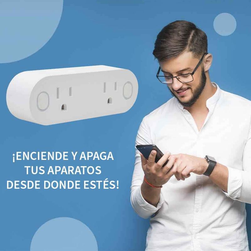 Multicontacto Inteligente Wifi, 2 Entradas image number null