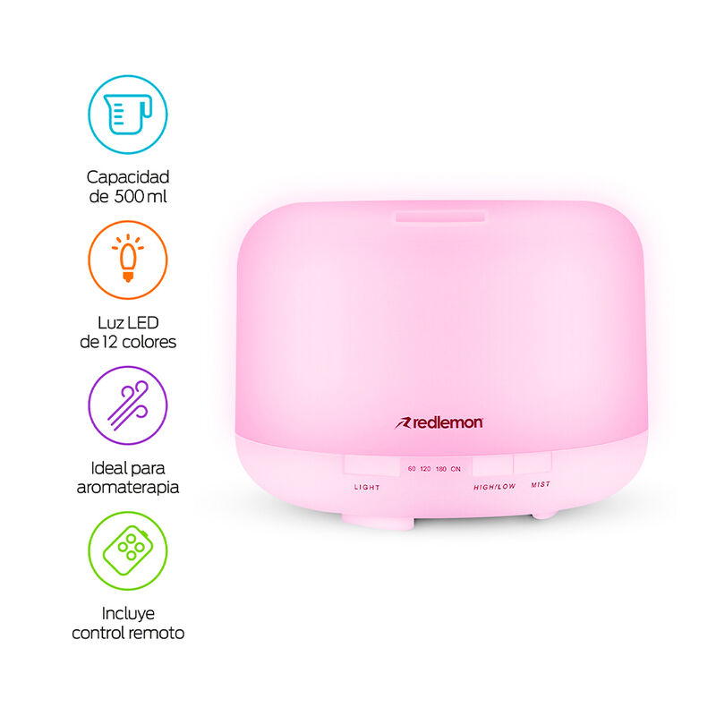 Humidificador Difusor de Aceites Esenciales 500... image number null