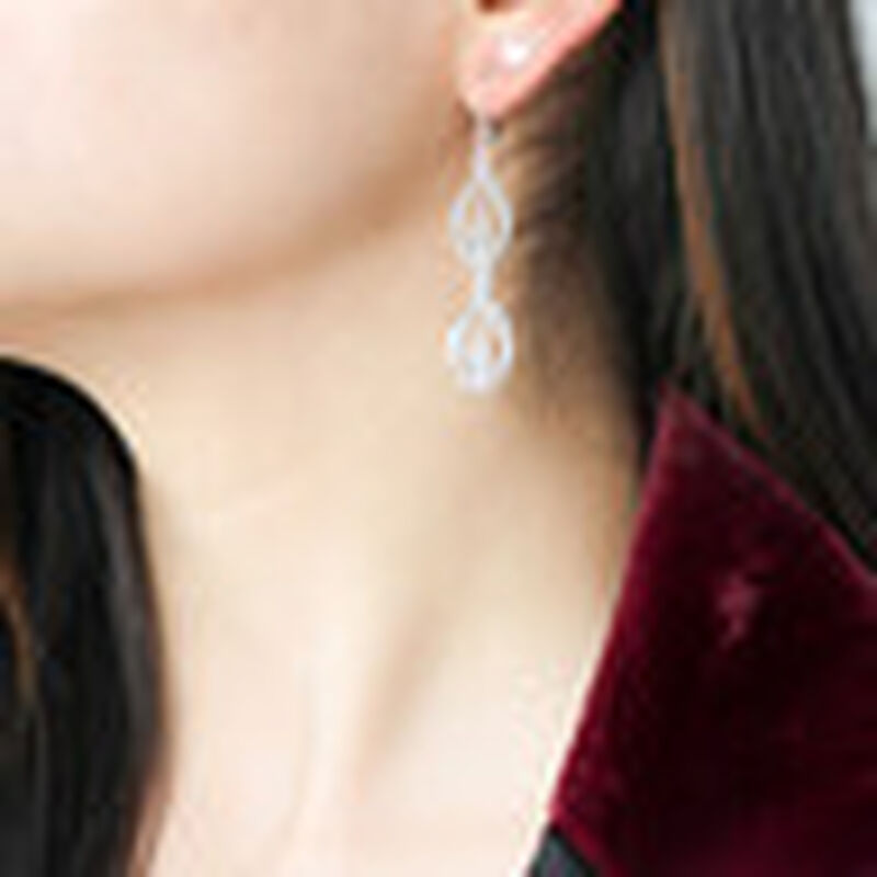 Arete Amapola dobles De Plata .925 image number null