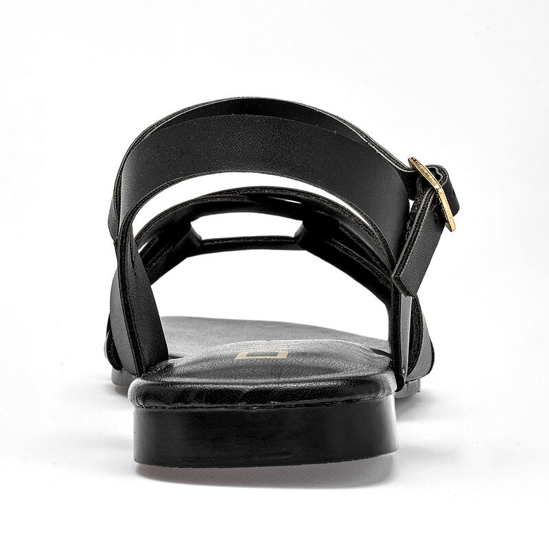 Dva sandalia piso para mujer negro cod 141519-E image number null