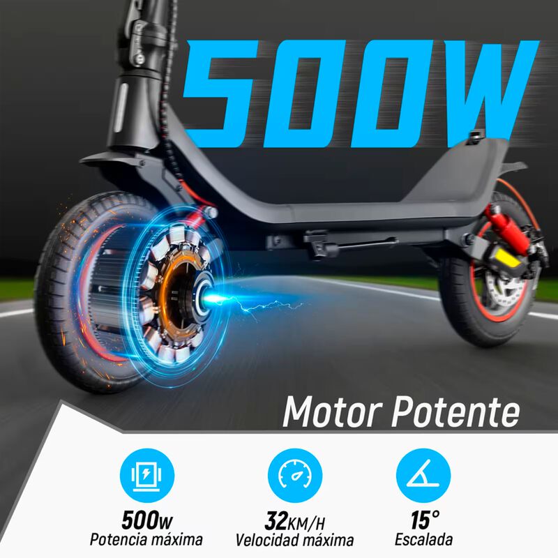 Scooter El&eacute;ctrico Honey Whale M1-Max Rojo image number null