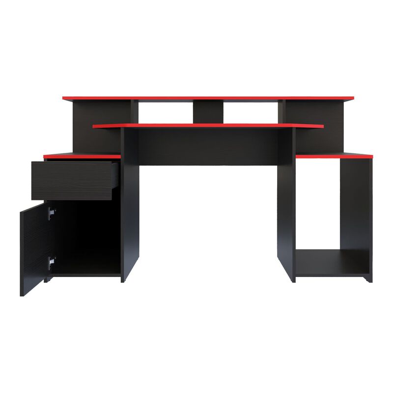 Escritorio Gamer ARES Estaci&oacute;n de juego, Orden ... image number null