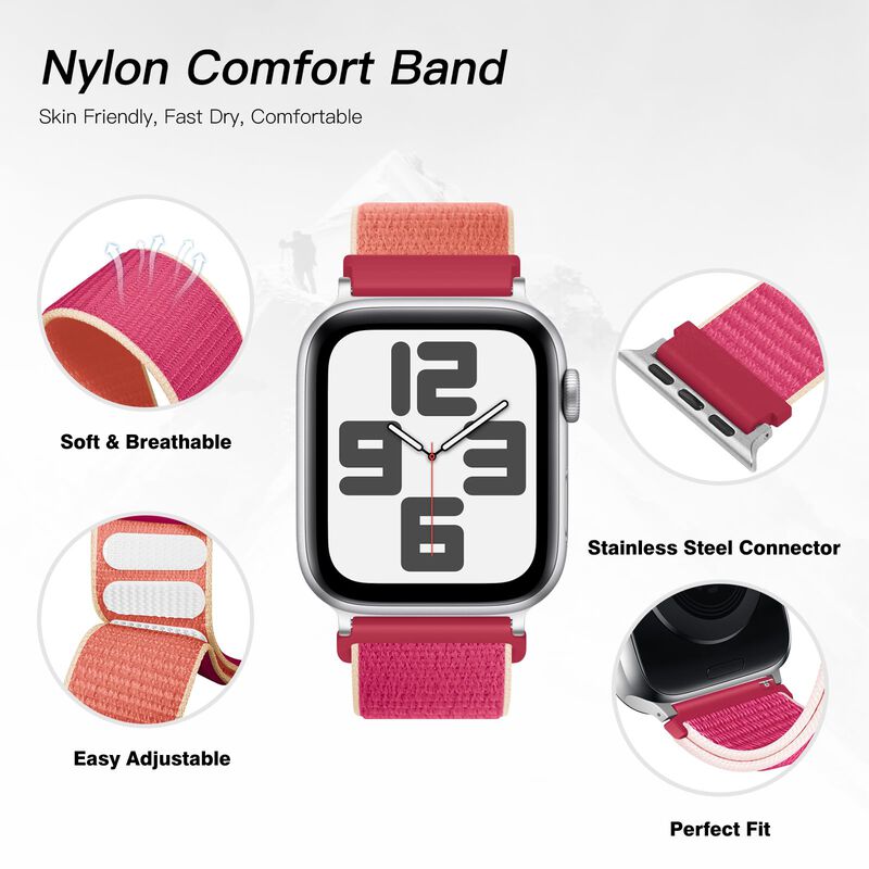 Correa Deportiva De Nailon Compatible Con Apple... image number null