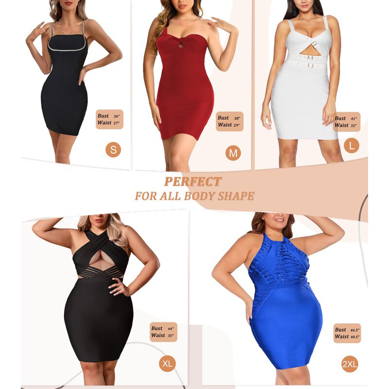 Vestido Midi Negro 3X Bodycon Hybrid & Company image number null