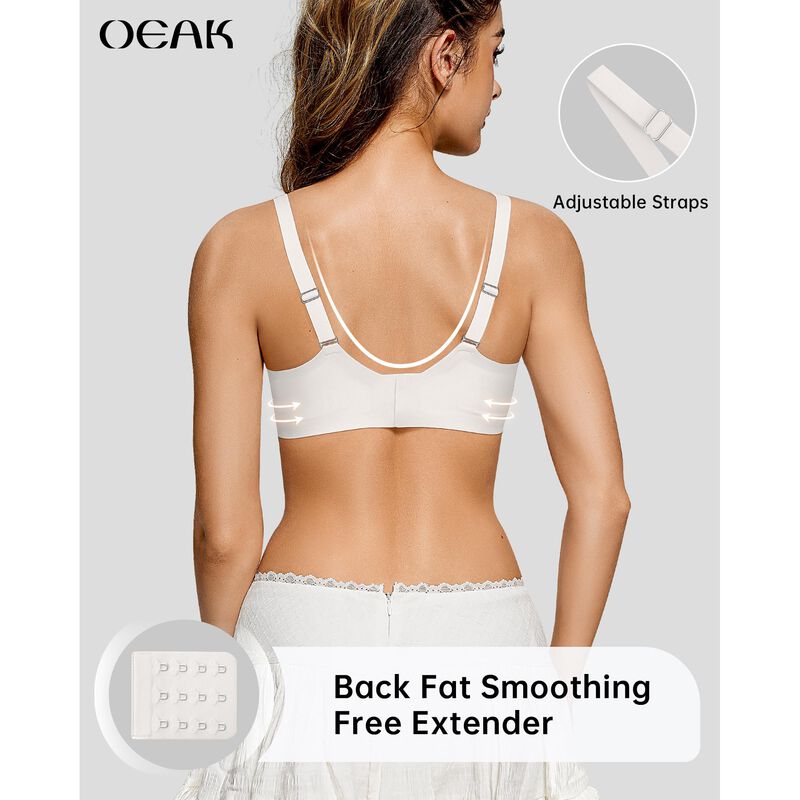 Sujetador OEAK Push-up Sin Aros Jelly Blanco - ... image number null