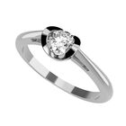 Anillo de Compromiso en Oro de 14K con Circonia - Amore Mio!