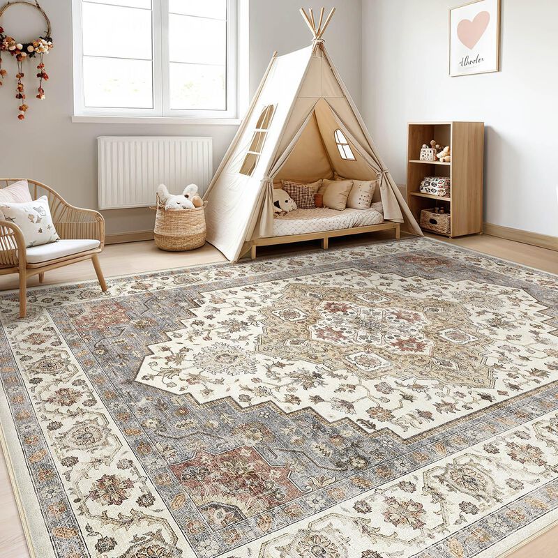 Alfombra Loongrug 178x229 cm Boho Vintage Lavab... image number null