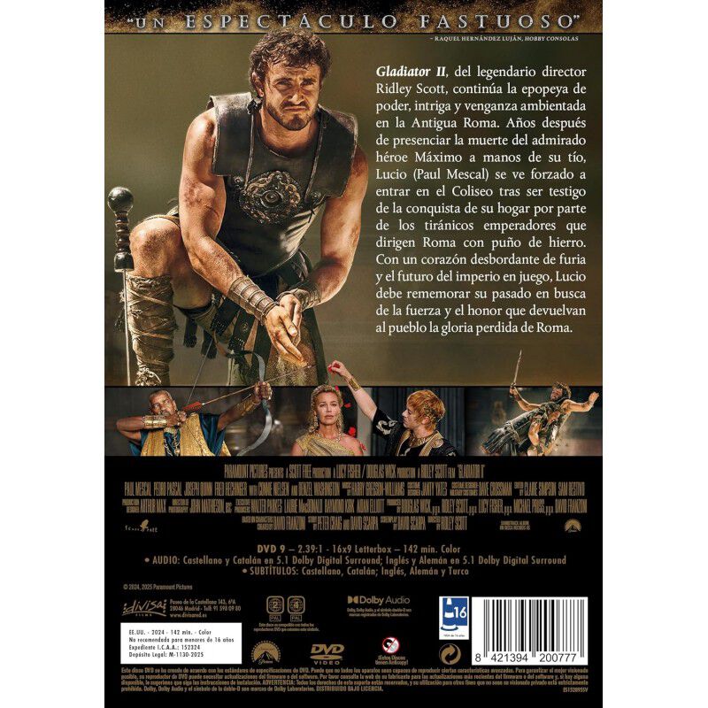 Gladiator II [DVD] (2024) image number null