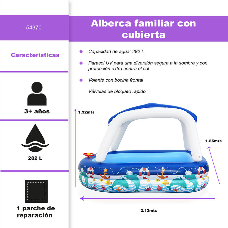 Alberca Inflable Infantil En Forma De Lancha/bo... image number null