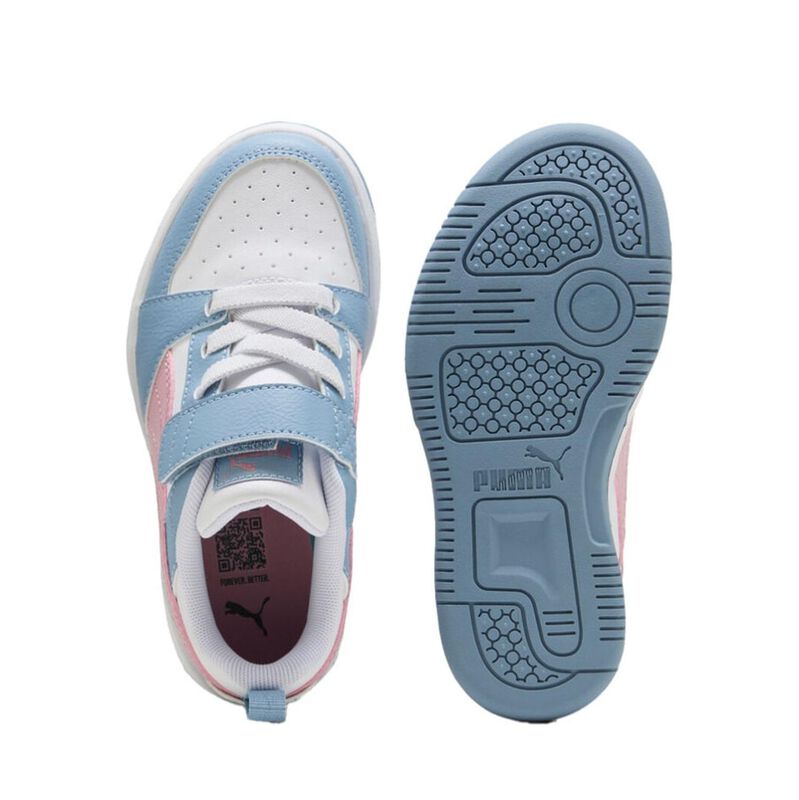 Tenis Puma Rebound V6 Lo Ac+ Ps Para Ni&ntilde;as 17 A... image number null