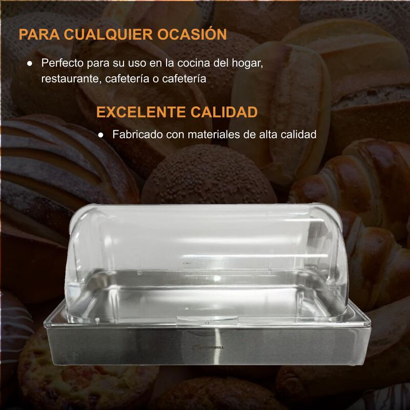 Panera Acero Inoxidable Y Policarbonato Resiste... image number null
