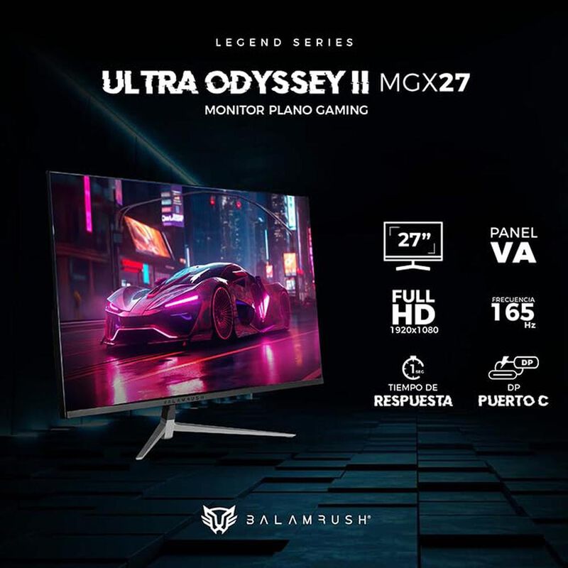 Monitor Gamer Balam Rush Ultra Odyssey Ii Mgx27... image number null
