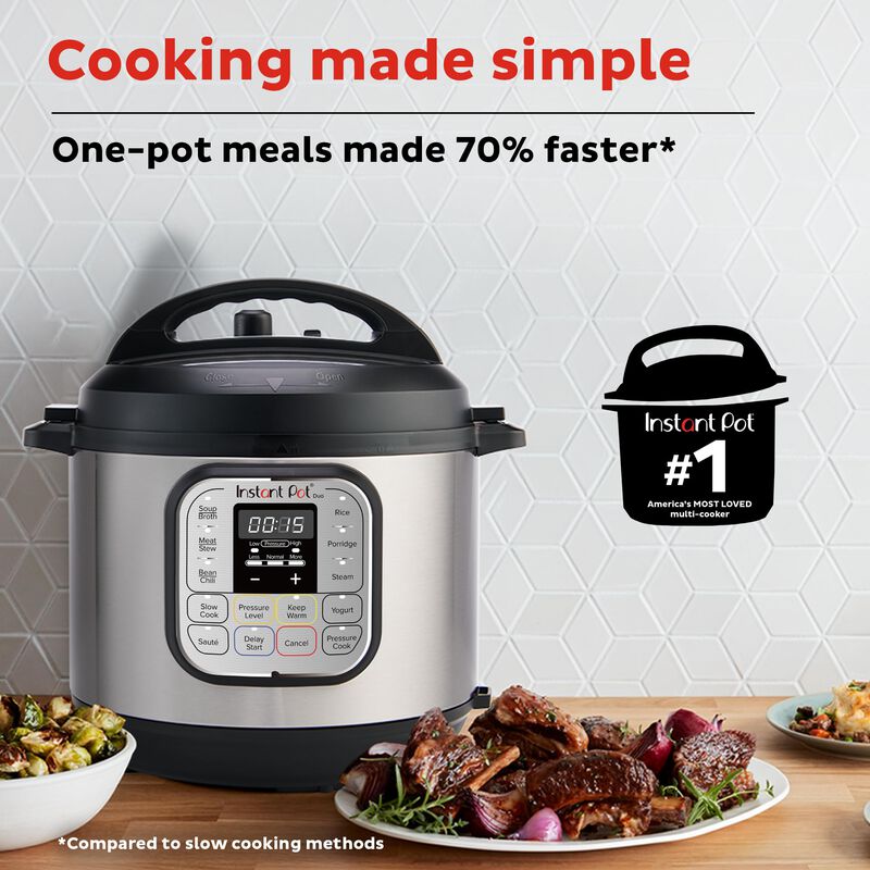 Olla A Presi&oacute;n El&eacute;ctrica Instant Pot Duo 7 En 1... image number null
