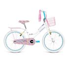 Bicicleta Mercurio Sweetgirl R20 Acero Cubrecadena Blanca End