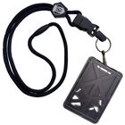 Porta Credenciales Specialist Id De 3 Tarjetas Con Cord&oacute;n Negro
