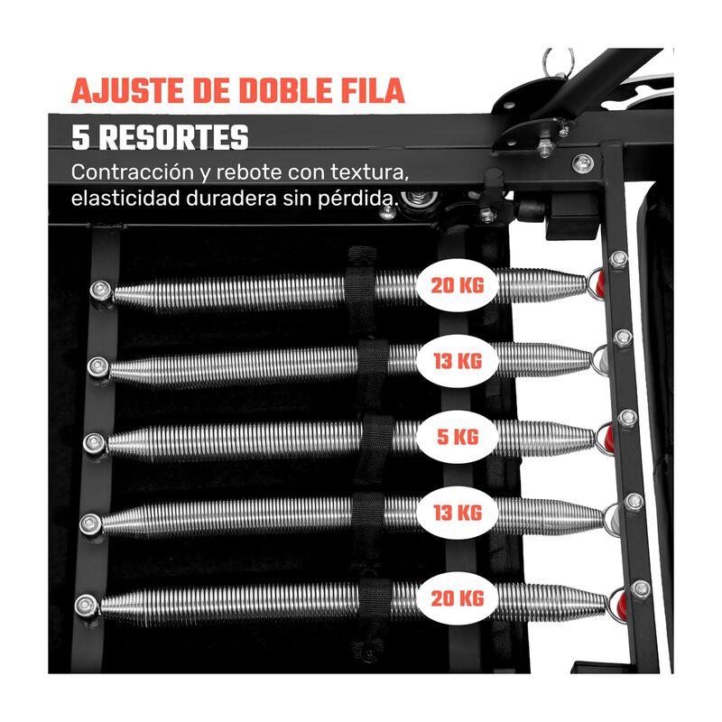 Cama Pilates Reformer Yoga Plegable Fitness 5 R... image number null