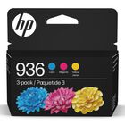Cartuchos De Tinta Hp 936 De Rendimiento Est&aacute;ndar Cian/magenta/amarillo, Paquete De 3