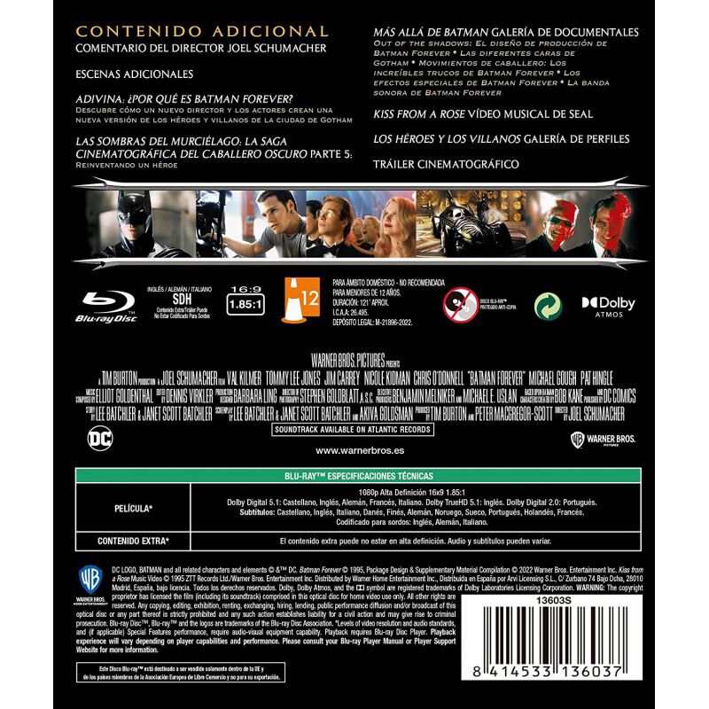 Batman Forever [BLU_RAY] (1995) image number null