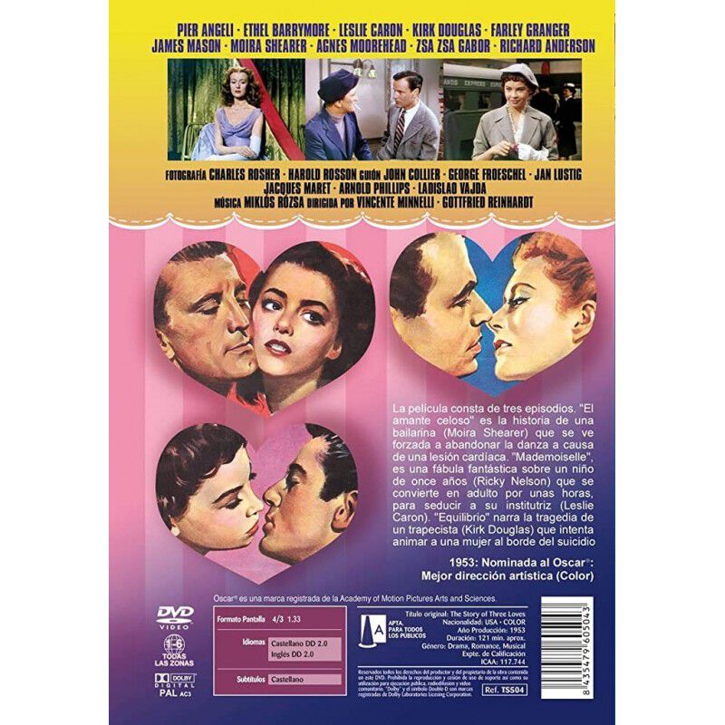 Tres Amores [dvd] (1953) La Historia De Tres Am... image number null