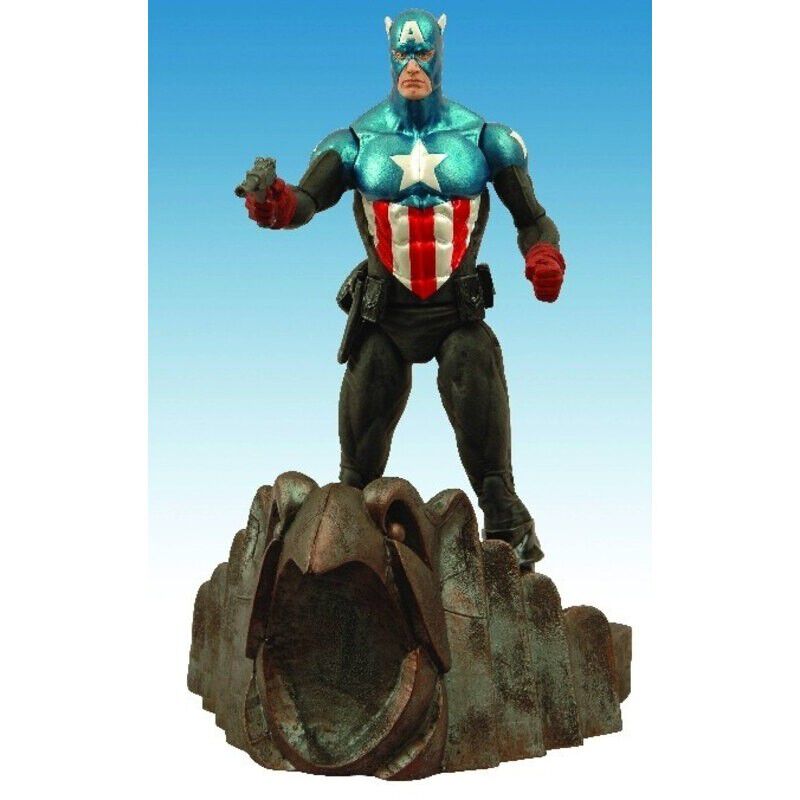 Figura Capit&aacute;n Am&eacute;rica Marvel Select Articulada... image number null