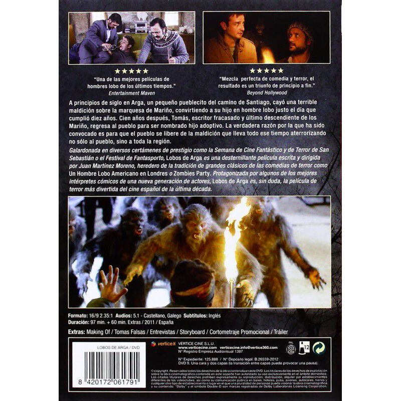 Lobos De Arga [dvd] (2011) image number null