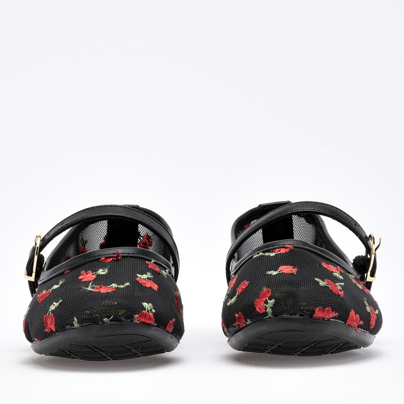 Moramora balerina para mujer negro rojo cod 140... image number null