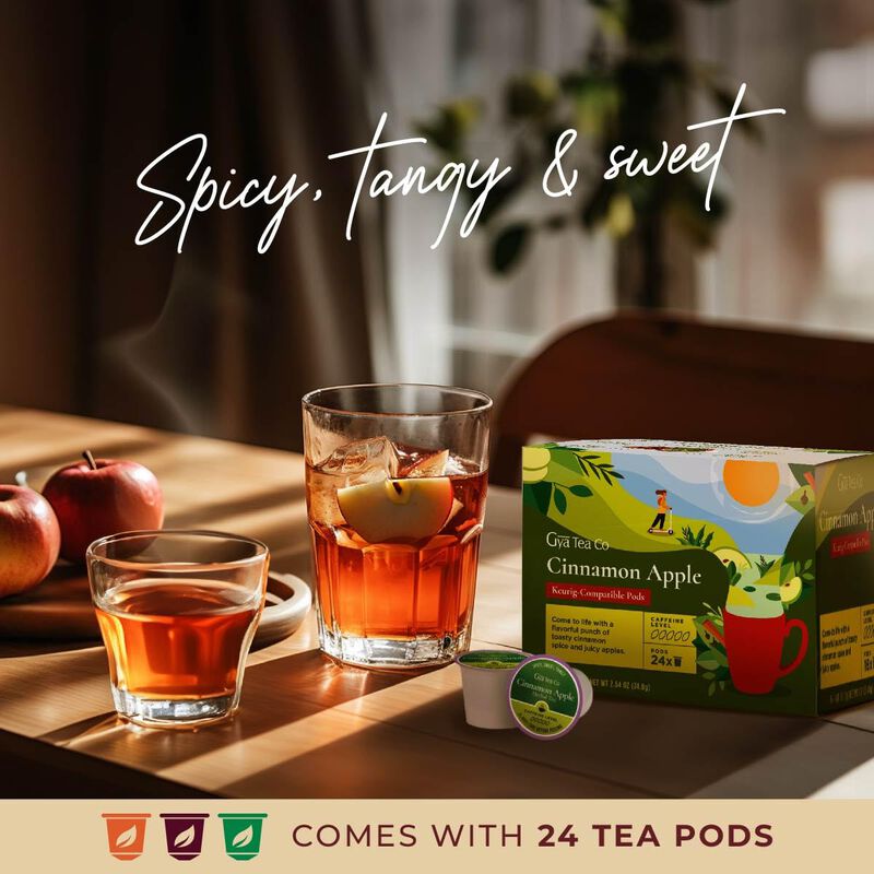 C&aacute;psulas De T&eacute; Gya Tea Co Canela Y Manzana - 24... image number null