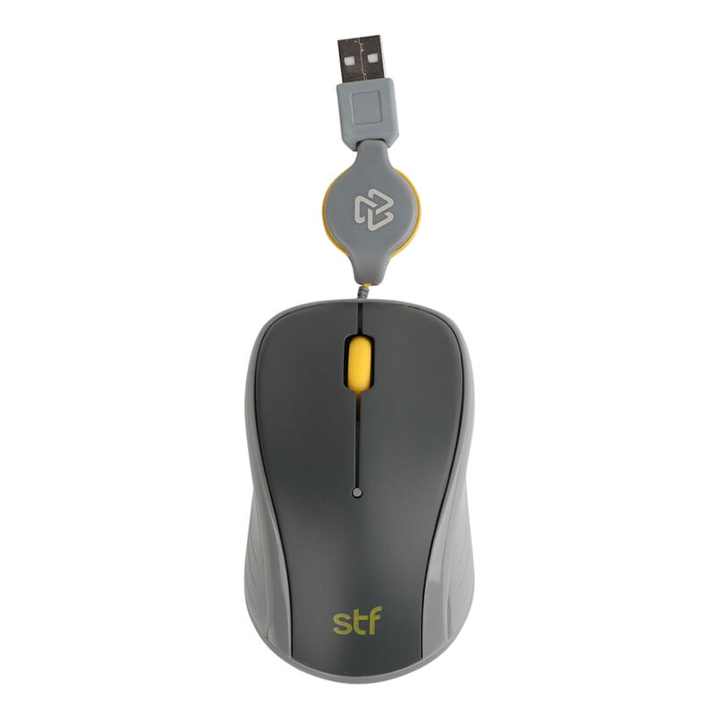 Stf Mouse Al&aacute;mbrico Viva Retr&aacute;ctil Negro image number null