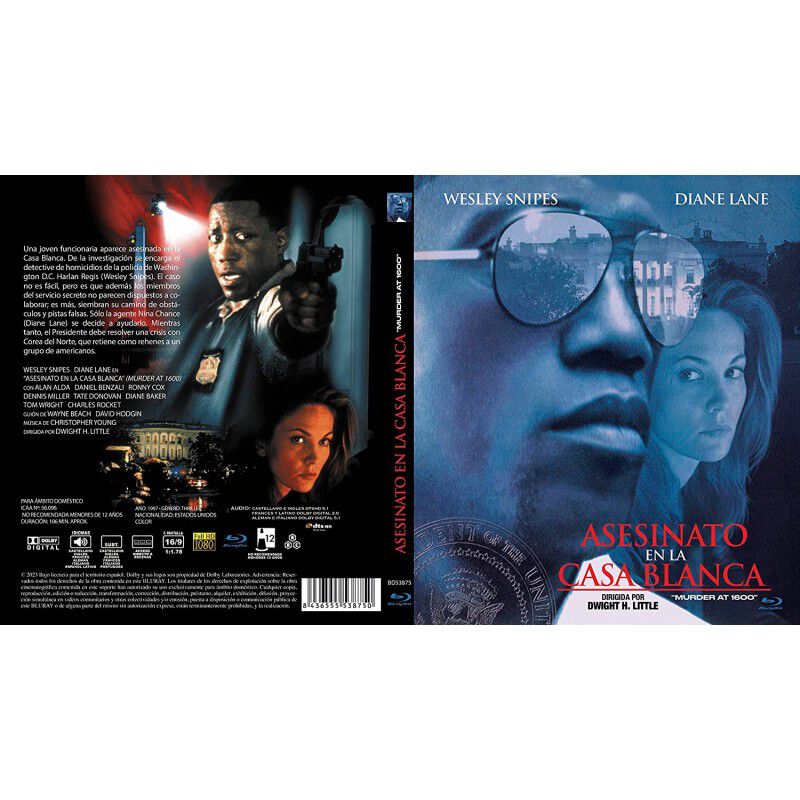 Asesinato En La Casa Blanca Blu-ray 1997 Murder... image number null