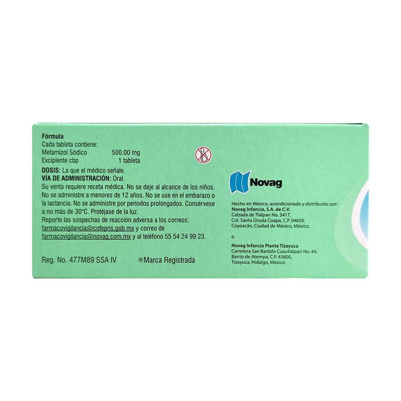 Pirinovag 500 Mg 10 Tabletas image number null