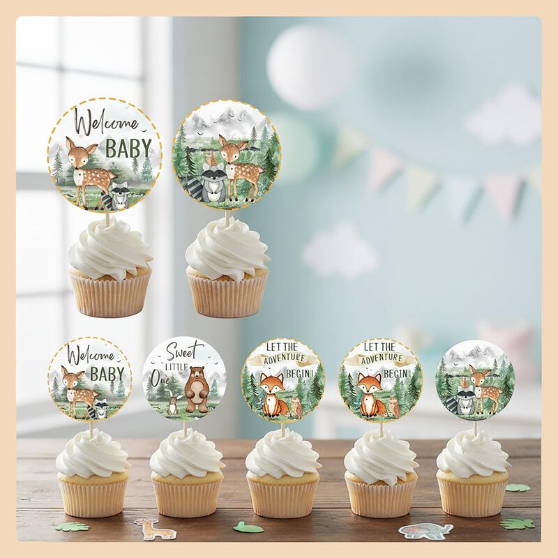 Adornos Para Cupcakes Dazzledaisy 24 Piezas Dec... image number null