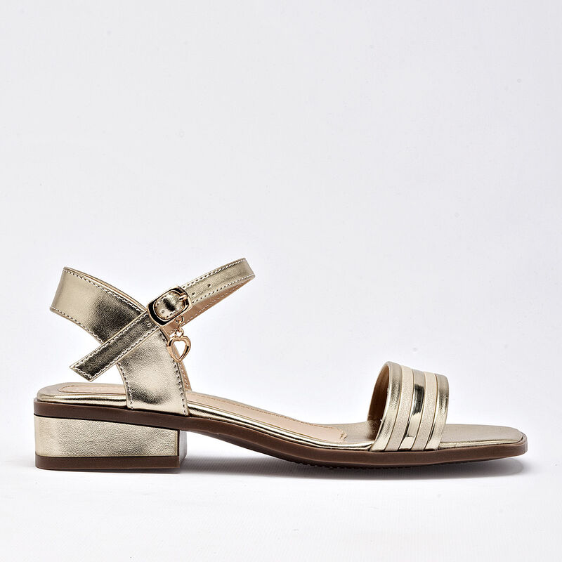 Celex sandalia piso para mujer dorado cod 14031... image number null