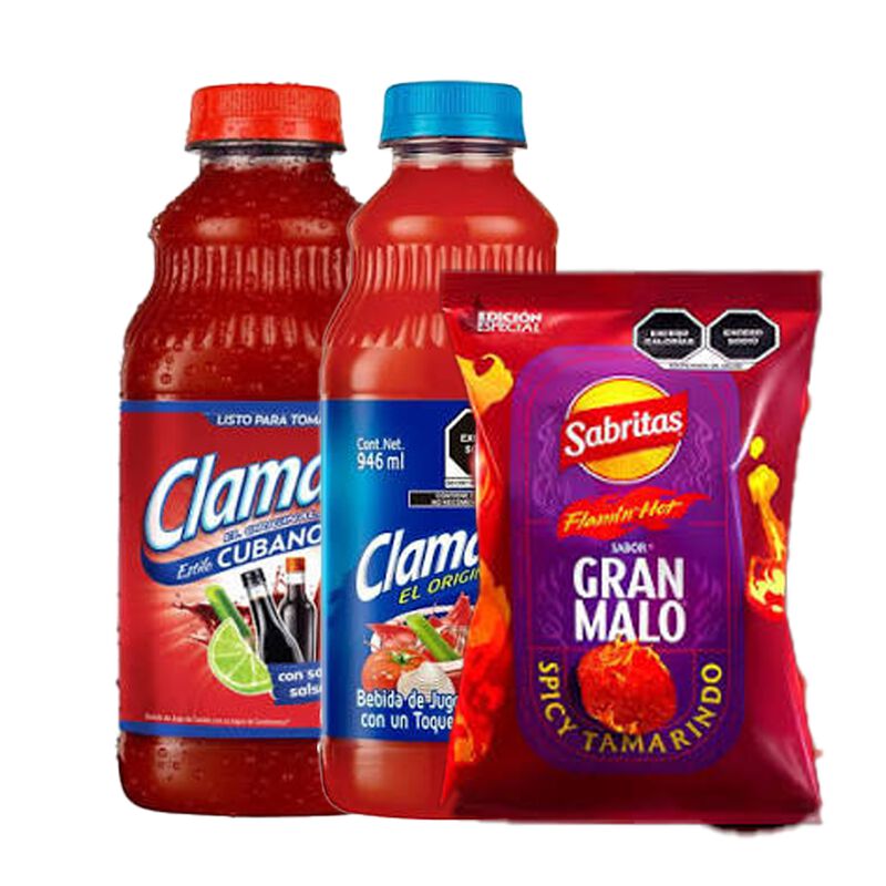 Clamato Cubano 946 Ml + Clamato 946 Ml + Sabrit... image number null