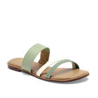 Top Moda Sandalia para mujer verde beige