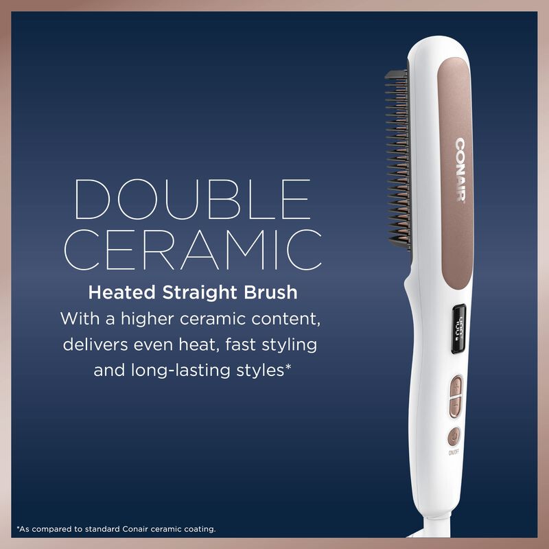 Cepillo Alisador De Cabello Conair Double Ceram... image number null