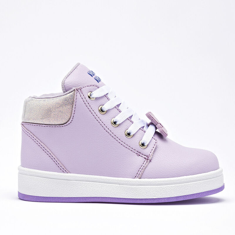 Moramora tenis para BEB&Eacute; lila plata cod 140660-... image number null