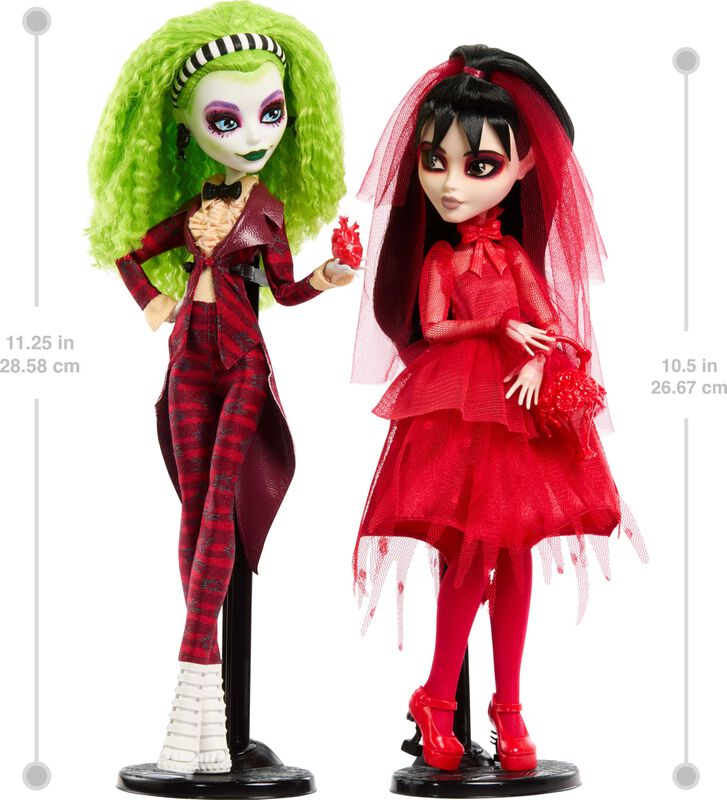 Pack De 2 Mu&ntilde;ecas Monster High Skullector Beetl... image number null