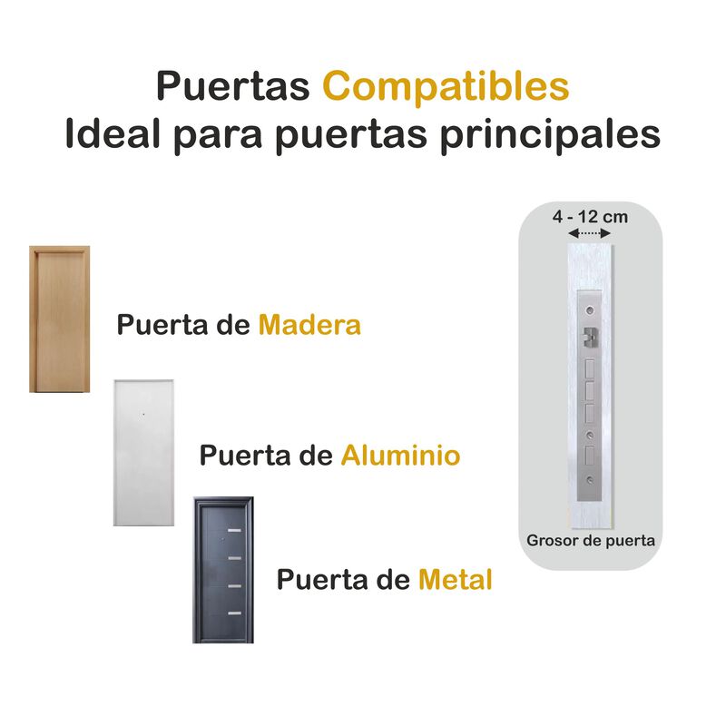 Cerradura Electrónica Wi-Fi chapa Inteligente M... image number null