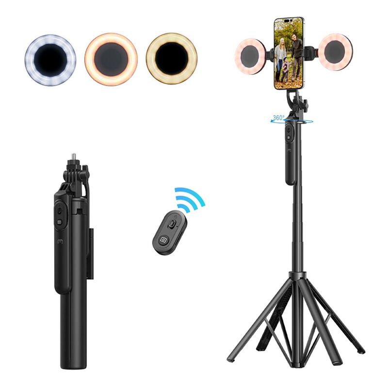 Soporte MYBAT tripie telesc&oacute;pico selfie stick u... image number null