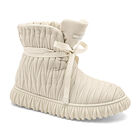 Moramora Bota con peluche para mujer latte